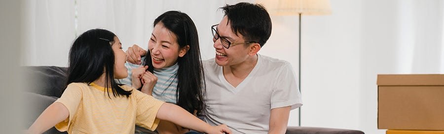 Famille protégée par une stratégie de prévoyance